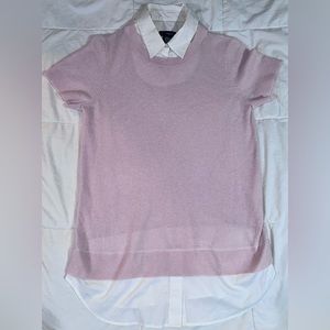 Cashmere shortsleeved sweater
